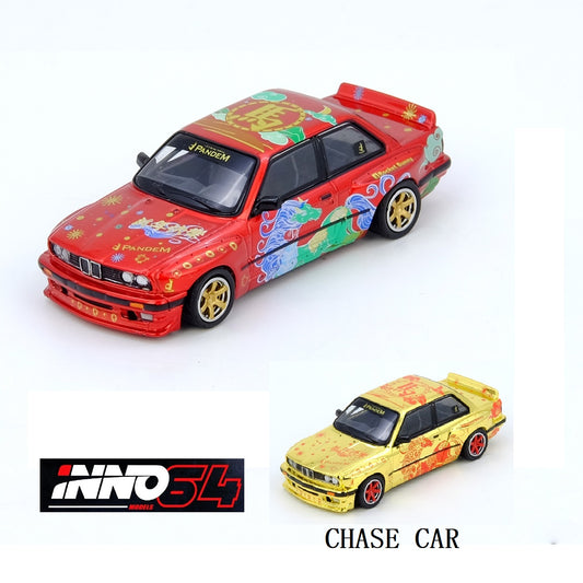 INNO64 1/64 PANDEM ROCKET BUNNY E30 The Year Of The Horse 2026 Limited Edition IN64-E30P-CNY26 **CHASE CARS ARE RANDOMLY PACKED**