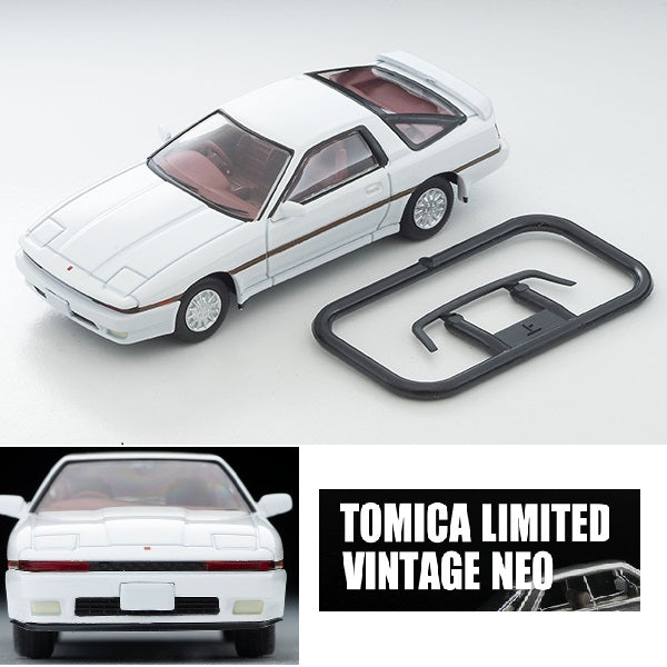 TOMYTEC TLVN 1/64 Toyota Supra 3.0 GT Turbo (white) 1986 LV-N106e