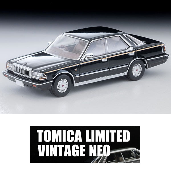TOMYTEC TLVN 1/64 Nissan Cedric HT V30 Turbo Brougham VIP (black) 1985 LV-N168c