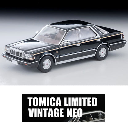 TOMYTEC TLVN 1/64 Nissan Cedric HT V30 Turbo Brougham VIP (black) 1985 LV-N168c