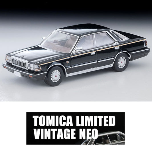 TOMYTEC TLVN 1/64 Nissan Cedric HT V30 Turbo Brougham VIP (black) 1985 LV-N168c