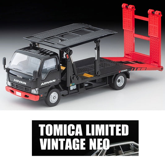 TOMYTEC TLVN 1/64 Isuzu Elf Hanamidai Automobile Safety Loader Big Wide (ADVAN)  LV-N191b