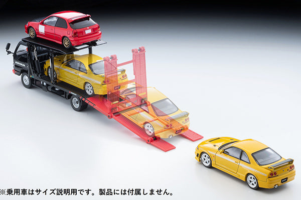 TOMYTEC TLVN 1/64 Isuzu Elf Hanamidai Automobile Safety Loader Big Wide (ADVAN)  LV-N191b