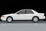 TOMYTEC TLVN 1/64 Nissan Skyline 4-door Sports Sedan GXi Type X WHITE 1992 LV-N194d