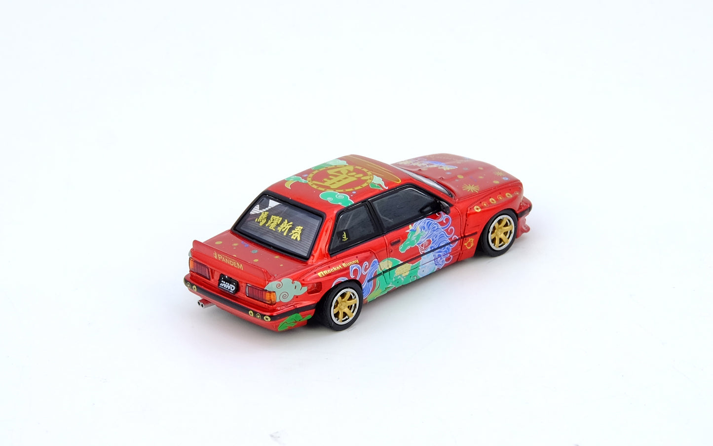 INNO64 1/64 PANDEM ROCKET BUNNY E30 The Year Of The Horse 2026 Limited Edition IN64-E30P-CNY26 **CHASE CARS ARE RANDOMLY PACKED**