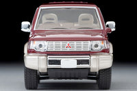 PREORDER TOMYTEC TLVN 1/64 Mitsubishi Pajero Mid Roof Wide VR (Red/Beige) 1996 LV-N206b (Approx. Release Date : Feb 2025 subject to manufacturer's final decision)