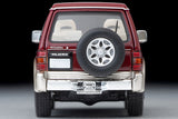 PREORDER TOMYTEC TLVN 1/64 Mitsubishi Pajero Mid Roof Wide VR (Red/Beige) 1996 LV-N206b (Approx. Release Date : Feb 2025 subject to manufacturer's final decision)