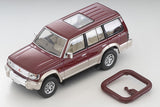 PREORDER TOMYTEC TLVN 1/64 Mitsubishi Pajero Mid Roof Wide VR (Red/Beige) 1996 LV-N206b (Approx. Release Date : Feb 2025 subject to manufacturer's final decision)