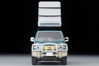 PREORDER TOMYTEC TLVN 1/64 Mitsubishi Pajero Mid Roof Wide VR with optional parts (green/beige) 1991 with tent and figure LV-N206c (Approx. Release Date : Feb 2025 subject to manufacturer's final decision)