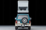 PREORDER TOMYTEC TLVN 1/64 Mitsubishi Pajero Mid Roof Wide VR with optional parts (green/beige) 1991 with tent and figure LV-N206c (Approx. Release Date : Feb 2025 subject to manufacturer's final decision)