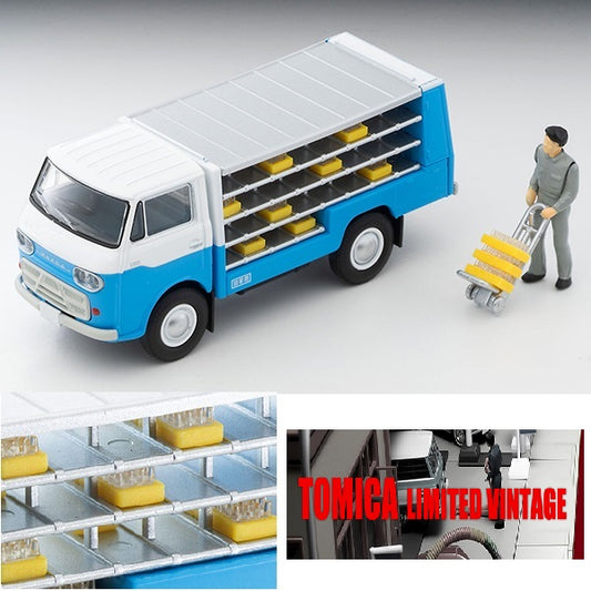 TOMYTEC TLV 1/64 Mazda E2000 bottle car (white/light blue) LV-210a