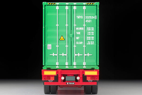 TOMYTEC TLVN 1/64 Hino Profia 40ft marine container trailer (Toho Sharyo TC36H1C34) BLACK LV-N292c