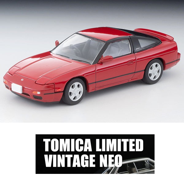 PREORDER TOMYTEC TLVN 1/64 Nissan 180SX Type X (Red) 1995 LV-N235e (Approx. Release Date : NOVEMBER 2024 subject to manufacturer's final decision)