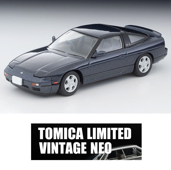 PREORDER TOMYTEC TLVN 1/64 Nissan 180SX Type X (Purpleish Gray) 1995 LV-N235f (Approx. Release Date : NOVEMBER 2024 subject to manufacturer's final decision)