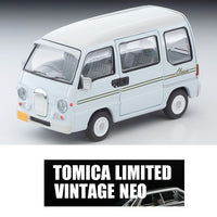 PREORDER TOMYTEC TLVN 1/64 Subaru Sambar Dias Classic 40th Anniversary (light blue/white) 1998 LV-N249f (Approx. Release Date : May 2025 subject to manufacturer's final decision)