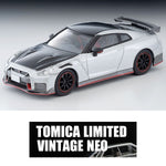 TOMYTEC TLVN 1/64 Nissan GT-R NISMO Special Edition 2022 Model Silver LV-N254d