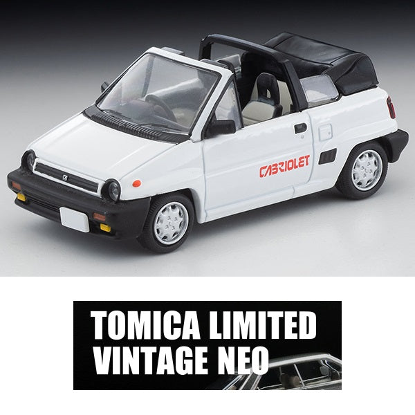 TOMYTEC TLVN 1/64 Honda City Cabriolet (White) 1984 LV-N262b