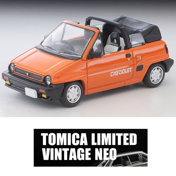 PREORDER TOMYTEC TLVN 1/64 Honda City Cabriolet (Orange) 1984 LV-N262c (Approx. Release Date : JULY 2026 subject to manufacturer's final decision)