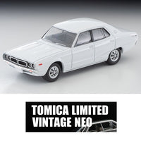 TOMYTEC TLVN 1/64 Nissan Skyline 2000GT (White) 1974 LV-N270b