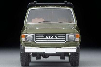 TOMYTEC TLVN 1/64 Toyota Land Cruiser 60 (Olive) Canoe, Figure Included LV-N279e