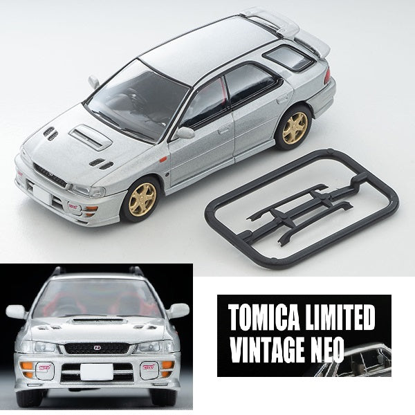 PREORDER TOMYTEC TLVN 1/64 Subaru Impreza Pure Sports Wagon WRX STi Ver.V (Silver) 1998 LV-N281c (Approx. Release Date : MARCH 2024 subject to manufacturer's final decision)