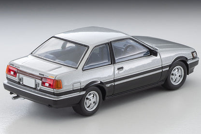 TOMYTEC TLVN 1/64 Toyota Corolla Levin 2-door GT-APEX (silver/black) 1984 LV-N284c