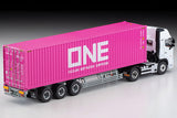 TOMYTEC TLVN 1/64 Hino Profia 40ft Container Trailer (Toho Sharyo TC36H1C34) Ocean Network Express LV-N292b