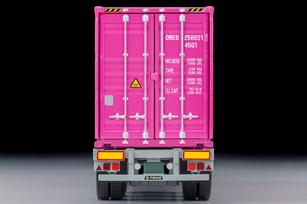 TOMYTEC TLVN 1/64 Hino Profia 40ft Container Trailer (Toho Sharyo TC36H1C34) Ocean Network Express LV-N292b
