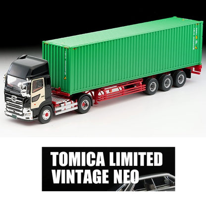 TOMYTEC TLVN 1/64 Hino Profia 40ft marine container trailer (Toho Sharyo TC36H1C34) BLACK LV-N292c