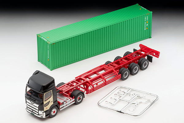 TOMYTEC TLVN 1/64 Hino Profia 40ft marine container trailer (Toho Sharyo TC36H1C34) BLACK LV-N292c