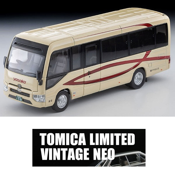 PREORDER TOMYTEC TLVN 1/64 Toyota Coaster (Yasaka Bus) LV-N294c (Approx. Release Date : SEP 2026 subject to manufacturer's final decision)