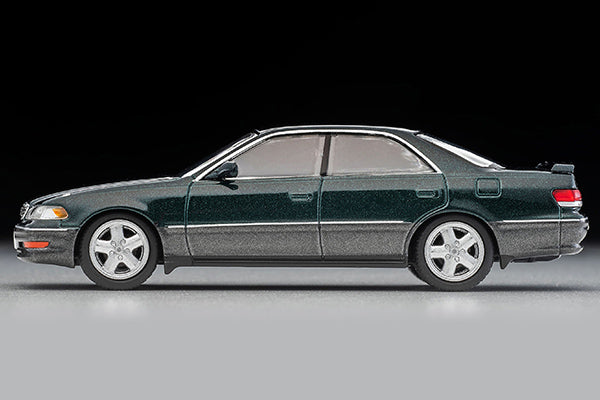 TOMYTEC TLVN 1/64 Toyota Mark II 2.5 Tourer V (Dark Green/Gray) 1998 LV-N299b