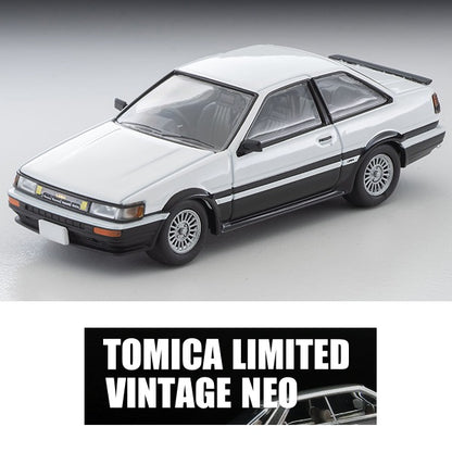 TOMYTEC TLVN 1/64 Toyota Corolla Levin 2-door GT-APEX 1985 (white/black) LV-N304c