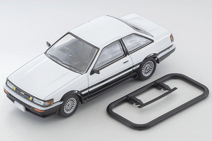 TOMYTEC TLVN 1/64 Toyota Corolla Levin 2-door GT-APEX 1985 (white/black) LV-N304c