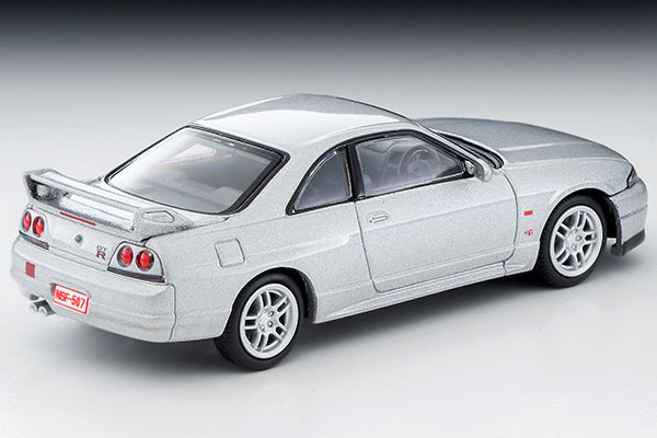 TOMYTEC TLVN 1/64 Nissan Skyline GT-R Nurburgring Time Attack Silver LV-N308b