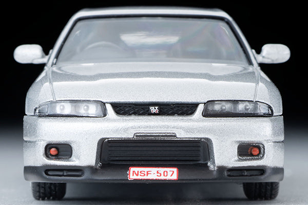TOMYTEC TLVN 1/64 Nissan Skyline GT-R Nurburgring Time Attack Silver LV-N308b