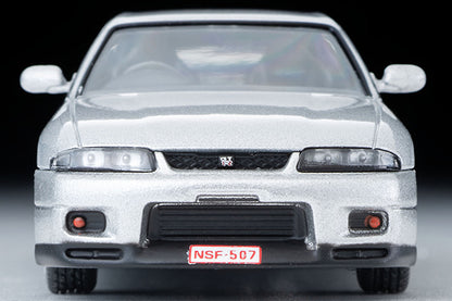 TOMYTEC TLVN 1/64 Nissan Skyline GT-R Nurburgring Time Attack Silver LV-N308b