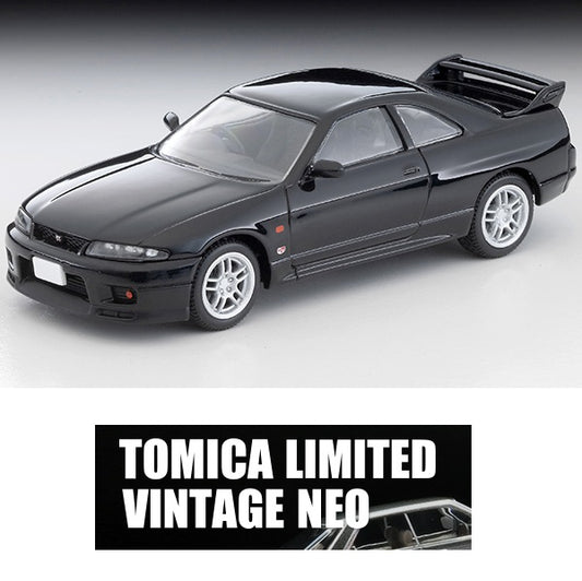 TOMYTEC TLVN 1/64 Nissan Skyline GT-R V-spec (black) 1995 LV-N308d