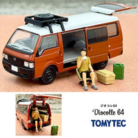 PREORDER TOMYTEC TLVN 1/64 Mazda Bongo Brawny Van Custom Specification (Brown) Roof Carrier, Figure Included LV-N310d (Approx. Release Date : OCT 2025 subject to manufacturer's final decision)