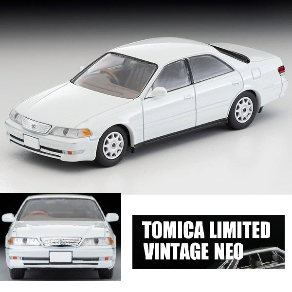 TOMYTEC TLVN 1/64 Toyota Mark II Grande Regalia G Edition (Pearl White) 2000 LV-N311a