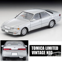 TOMYTEC TLVN 1/64 Toyota Mark II 2.0 Grande (Silver) 1998 LV-N311b