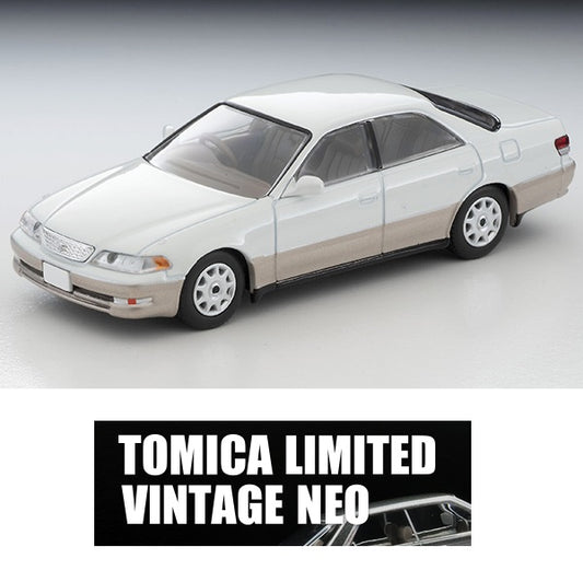 TOMYTEC TLVN 1/64 Toyota Mark II 2.5 Grande 1998 model (white/gold) LV-N311c