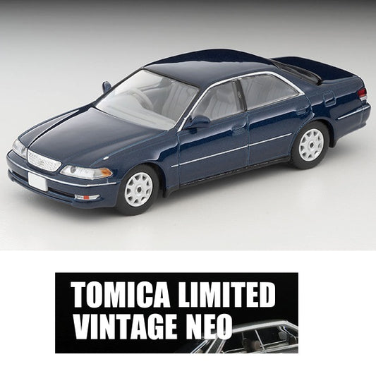 TOMYTEC TLVN 1/64 Toyota Mark II 2.5 Grande 1998 model (navy) LV-N311d