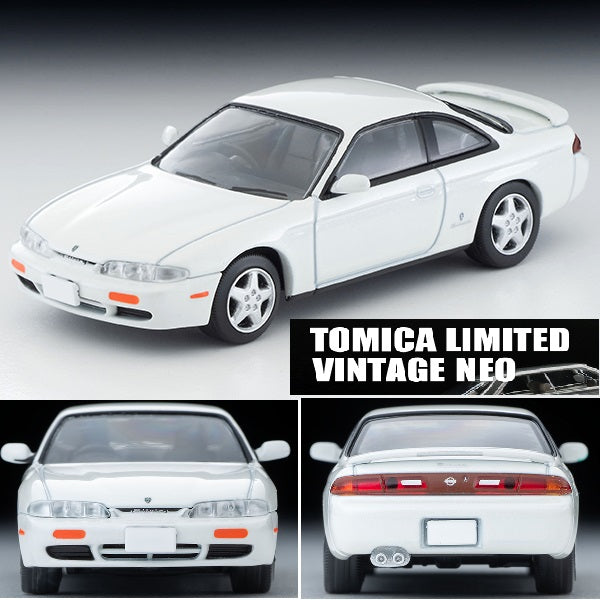 PREORDER TOMYTEC TLVN 1/64 Nissan Silvia K's TypeS (White) 1994  LV-N313a (Approx. Release Date : JUNE 2024 subject to manufacturer's final decision)