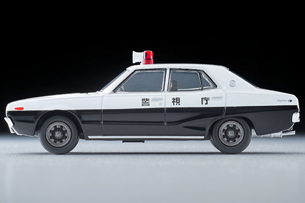TOMYTEC TLVN 1/64 Nissan Skyline 2000GT Patrol Car (Metropolitan Police Department) 1976 LV-N315a