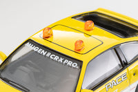 TOMYTEC TLVN 1/64 Honda Ballard Sports CR-X MUGEN CR-X PRO Suzuka Circuit Pace Car (Yellow/White) LV-N318b