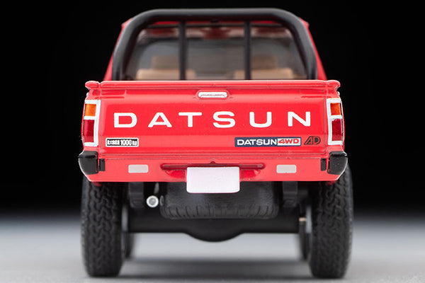 TOMYTEC TLVN 1/64 Datsun Truck 4WD King Cab AD (Red) LV-N320b