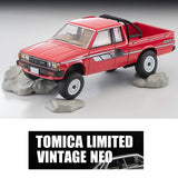 PREORDER TOMYTEC TLVN 1/64 Datsun Truck 4WD King Cab AD (Red) LV-N320b (Approx. Release Date : Feb 2025 subject to manufacturer's final decision)