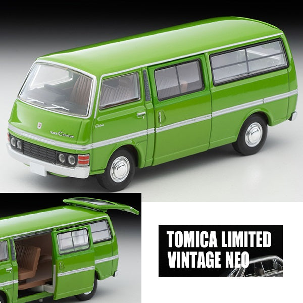 TOMYTEC TLVN 1/64 Nissan Caravan Long Deluxe (Green) 1978 LV-N323a