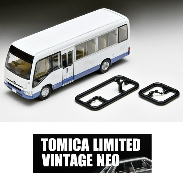 PREORDER TOMYTEC TLVN 1/64 Hino Liesse II LX (white/purple) LV-N326a  (Approx. Release Date : OCTOBER 2024 subject to manufacturer's final decision)